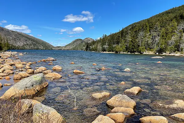 Jordan Pond in coastal Maine